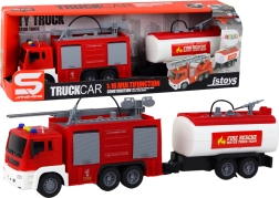 Jednostka strażacka z przyczepą Wóz strażacki 1:16 Światła i dźwięk