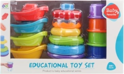 Edukacyjny zestaw zabawek 3w1 dla niemowląt