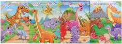 Kolorowanki dinozaury z naklejkami