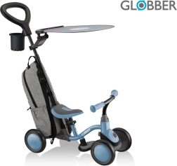 Globber jeździk 3w1 Deluxe - Learning Bike 3in1 Deluxe - Ash Blue