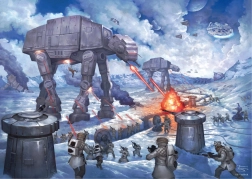 Puzzle Star Wars: Bitwa o planetę Hoth 1000 elementów