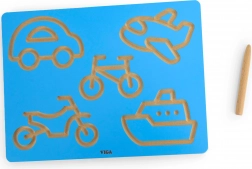 Viga – tablica grafomotoryczna pojazdy