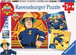 Ravensburger puzzle Sam w niebezpieczeństwie 3x49 elementów