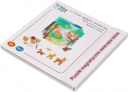 Magnetyczna książka z puzzlami - Zwierzęta leśne