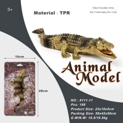 Gumowy miękki krokodyl