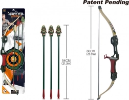Dziecięcy zestaw łuczniczy z strzałami z przyssawką