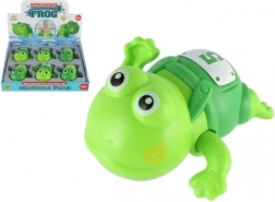 Nakręcana żaba do wanny z plastiku 10 cm