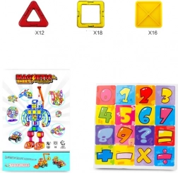 Magnetyczna układanka dla dzieci 46 szt.