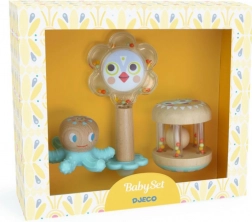 Gryzak i grzechotka DJECO Baby White