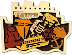 Drewniana łamigłówka The Harbour od RECENT TOYS