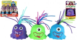 Plastowa potworka z przyssawką 7 cm ze światłem i dźwiękiem