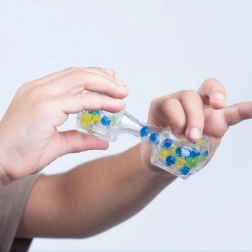 Fidget Blox Sound relaksacyjna kostka – niebieska i żółta