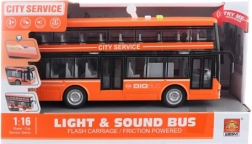 Piętrowy autobus na baterie dla dzieci