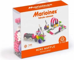 Klocki Mini Waffle Konstruktor 140 szt. – różowe