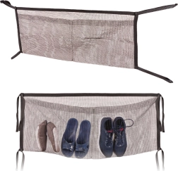 Siatkowa torba pod trampolinę – organizer na buty i drobiazgi 110 cm