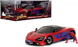 Jada Toys model McLaren 720S Spider-Man 1:24 die-cast z figurką