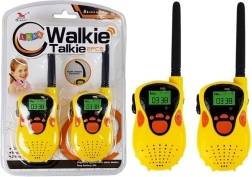 Krótkofalówka Walkie Talkie Radio krótkofalowe zasięg 100 m żółta dla dzieci