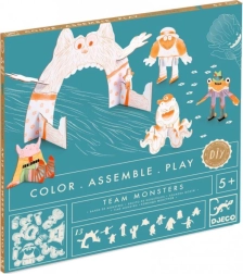 DJECO 3D zestaw potworków Team Monsters