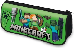 Dwukomorowy piórnik Minecraft
