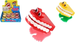 Skaczące nakręcane zęby 5 cm, różne kolory