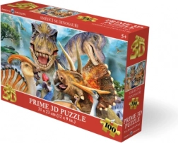 Puzzle 3D Dino selfie 100 elementów