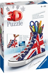 Ravensburger 3D puzzle trampka z brytyjską flagą 112 elementów
