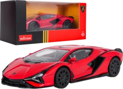 Metalowy model Lamborghini Sián RASTAR w skali 1:43 – Czerwony