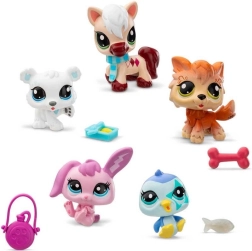 Hasbro Littlest Pet Shop zimowy zestaw zwierzątek 5 szt.