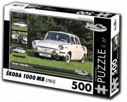 Puzzle RETRO-AUTA Škoda 1000 MB (1965) 500 elementów