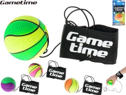 Gametime treningowa piłeczka na gumie 6 cm z paskiem na nadgarstek