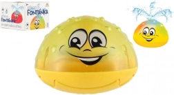 Świecąca wodna fontanna do wanny na baterie – żółta