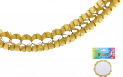 Złota papierowa girlanda 3,6 m