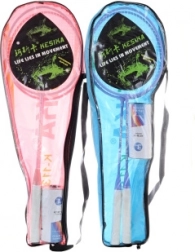 Zestaw do badmintona z lotkami i pokrowcem