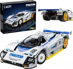 Klocki CaDA wyścigowy samochód MAZDA 787B 1:10, 1797 elementów, długość 50 cm