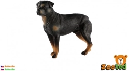 Plastikowa figurka psa Rottweiler 8cm