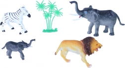 Zestaw dzikich zwierząt w pudełku