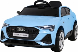 Elektryczny samochodzik Audi e-tron Sportback dla dzieci z napędem 4x4 i pilotem – Niebieski