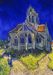 Puzzle Vincent van Gogh – Kościół w Auvers-sur-Oise 1000 elementów