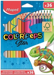 Kredki MAPED Color'Peps, 36 szt.