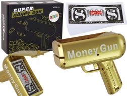 Pistolet na pieniądze Złoty Money Gun Launcher