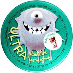 Ultra plastelina o zapachu coli – srebrna metaliczna 128 g