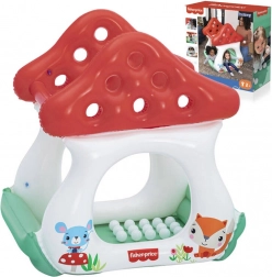 Nadmuchiwany domek z kulkami Muchomor Fisher Price