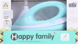 Dziecięce plastikowe żelazko na baterie z rozpylaczem wody
