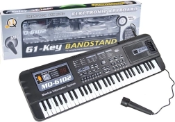 Dziecięcy keyboard z mikrofonem 61 klawiszy