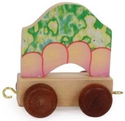 Small Foot wagonik alfabetowy – smocze ciało