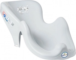 Leżaczek kąpielowy do wanienki – sowa, szary