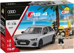 Zestaw konstrukcyjny COBI Audi RS4 Cycling Madness w skali 1:35