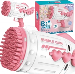 Woopie pistolet do baniek z 91 otworami różowy