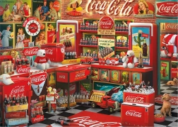 Puzzle SCHMIDT Coca-Cola – nostalgiczny sklep, 1000 elementów