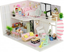 Miniaturowy domek Annina Różowa Melodia